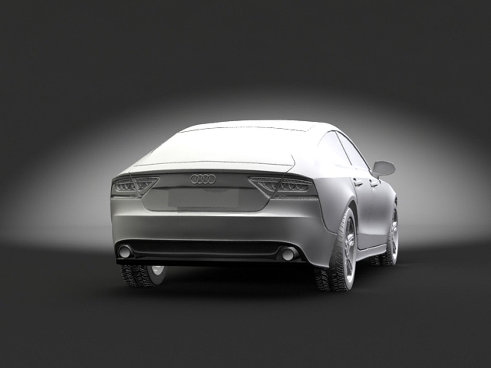 Audi A7 3D model_6