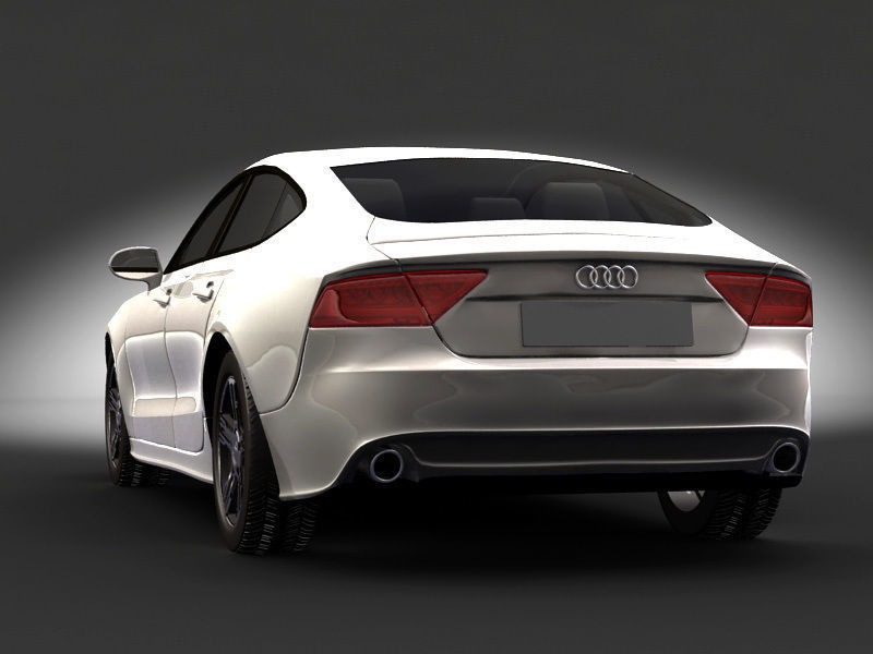 Audi A7 3D model_2