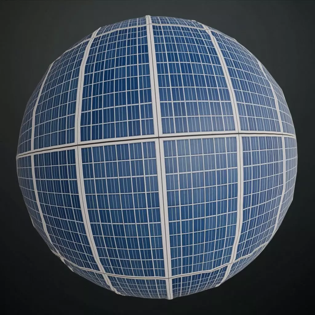 Solar Panel PBR Seamless Texture