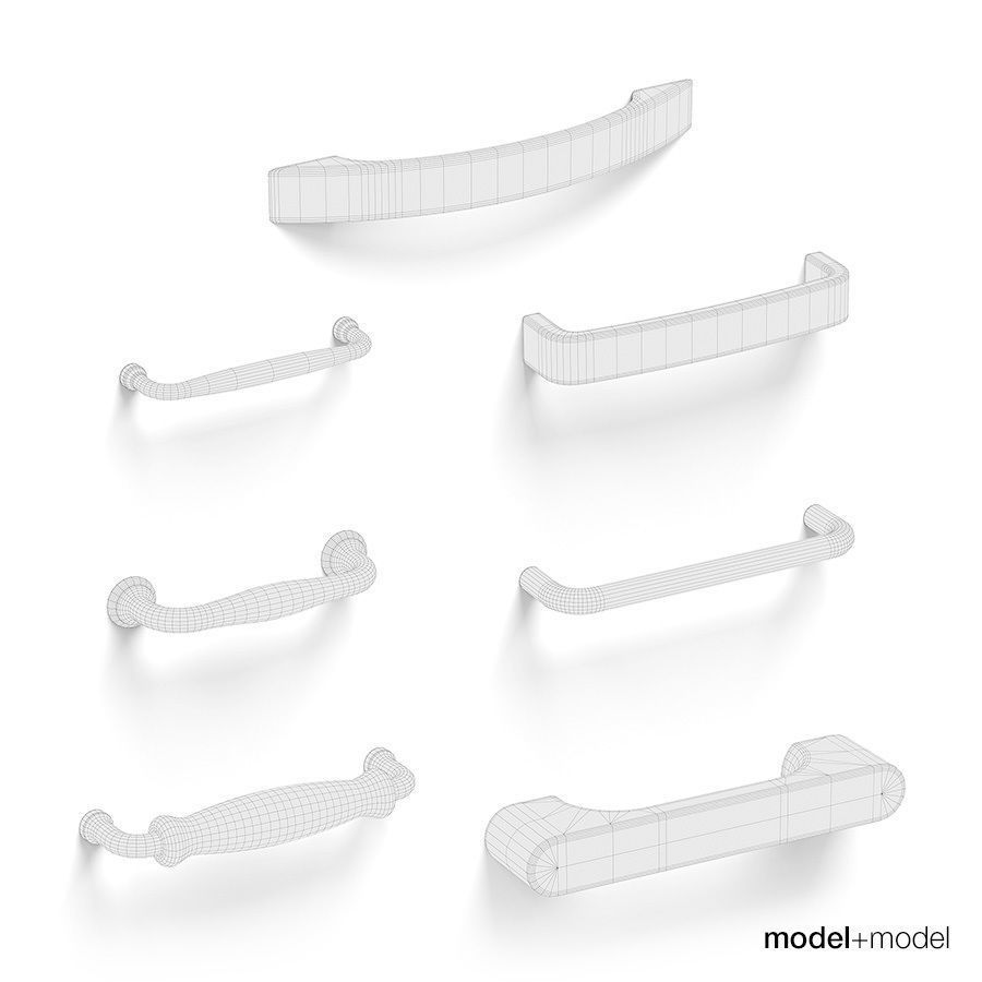 Cabinet handles 3D model_9