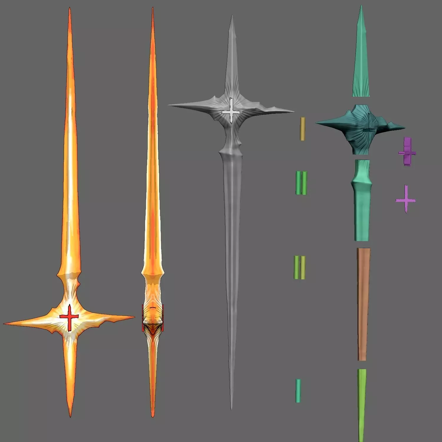 HIROMI HIGURUMA SWORD - JUJUTSU KAISEN COSPLAY 3D print model