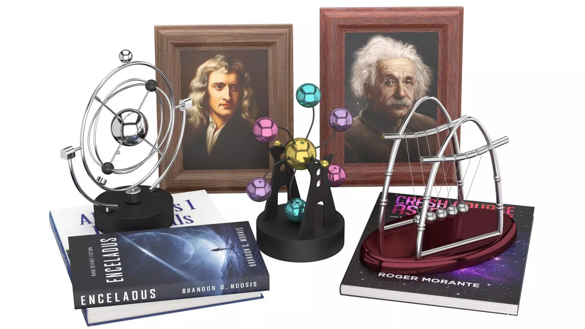 Decorative Set 01 Low-poly 3D model