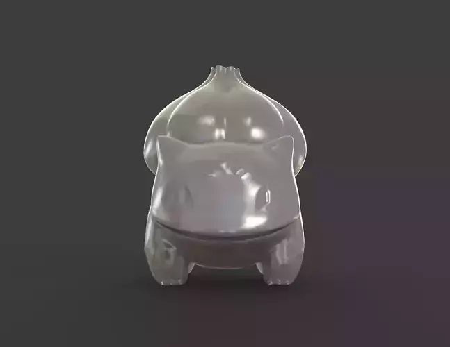 Bulbasaur silver toy