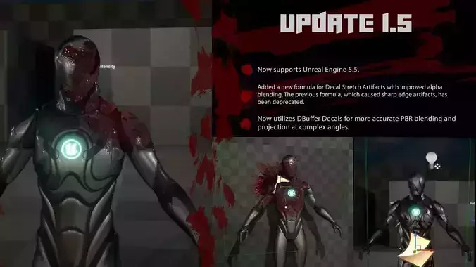 Realistic Blood VFX Low-poly 3D model