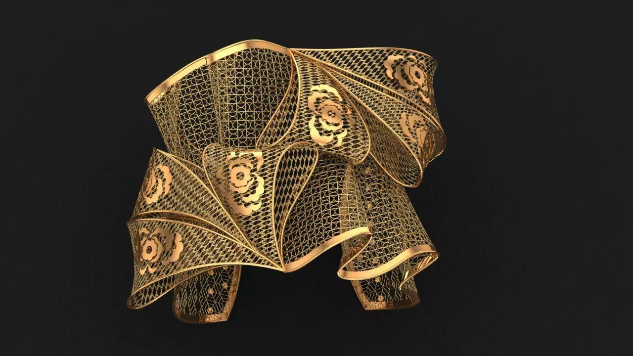 Fusion Turkish Full Glass Bracelets 26 3D print model