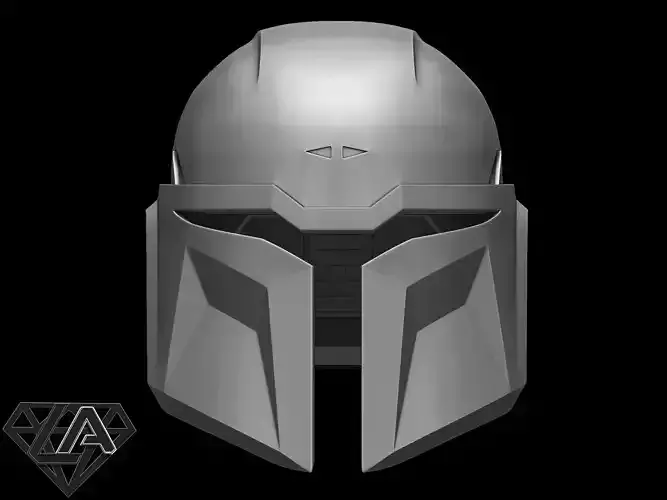 Custom mandalorian helmet 3D print model