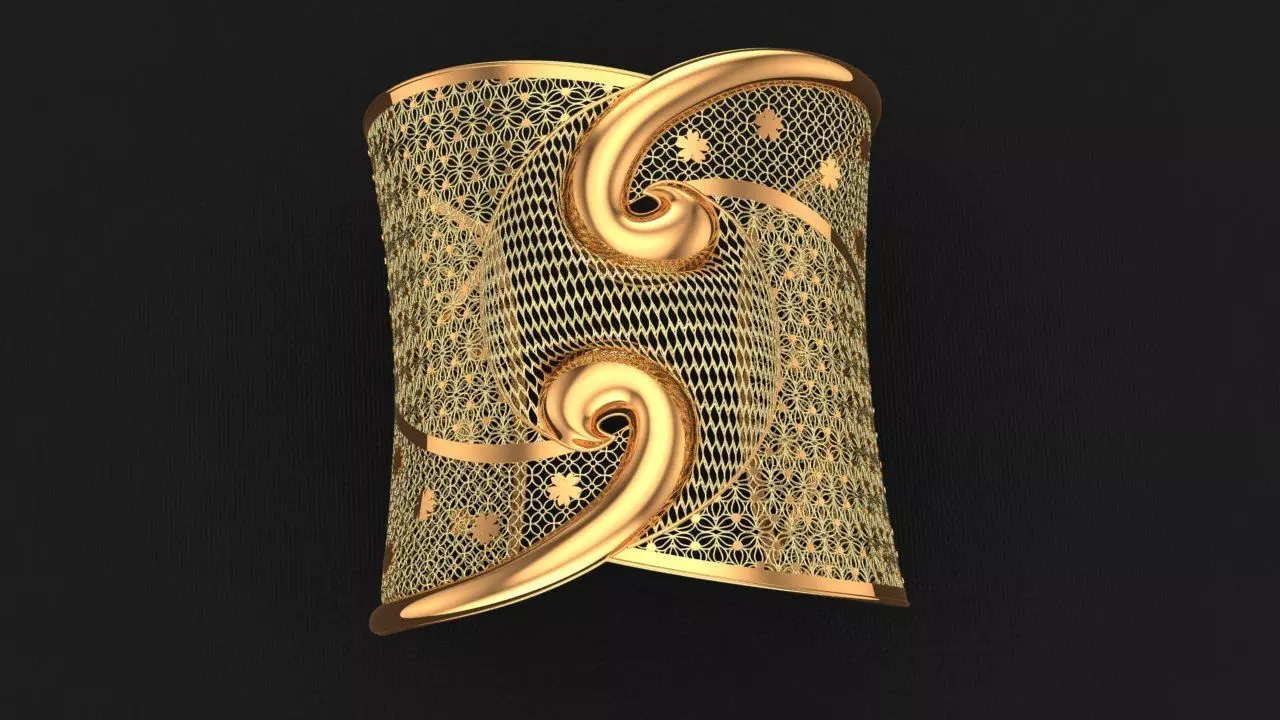 Fusion Turkish Full Glass Bracelets 16 Free 3D print model