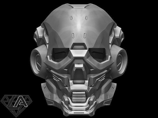 Halo locus custom helmet 3D print model
