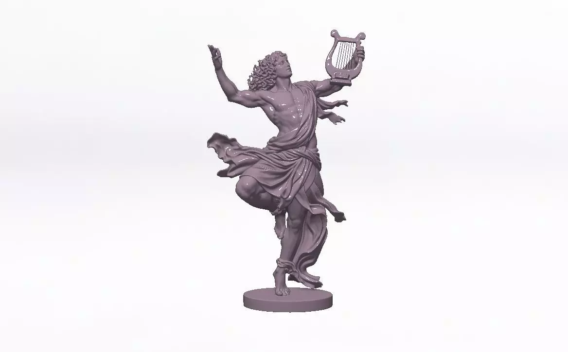 Apollo - Greek God 3d print model 3D print model