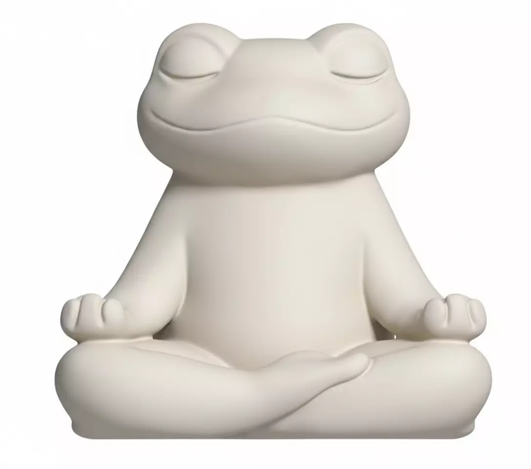 Yoga Frog - Lotus Pose - 3D Printable Figurine 3D print model
