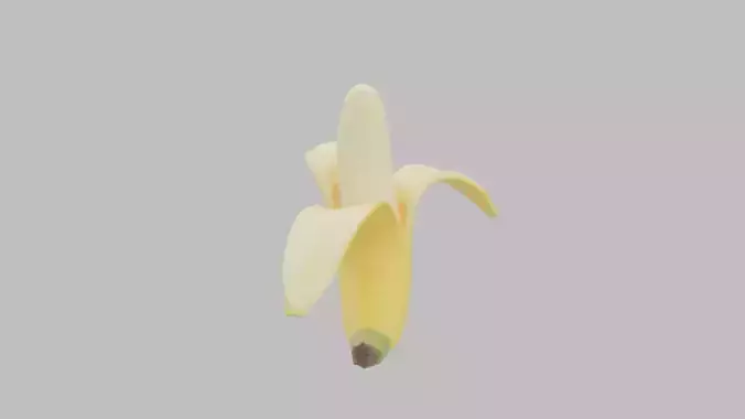 Banana - High Quality 3D Model Low-poly 3D model 7