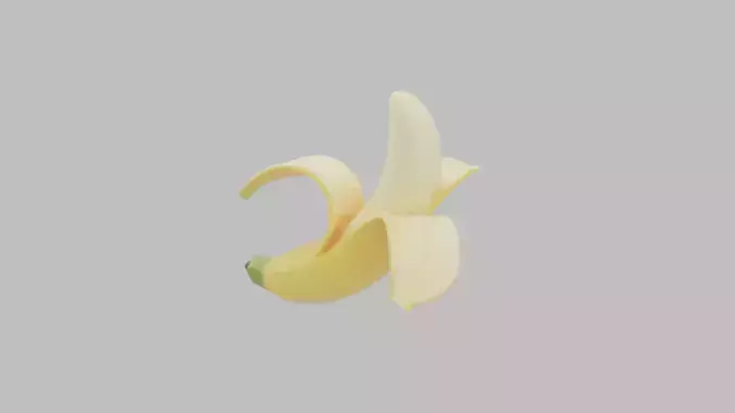 Banana - High Quality 3D Model Low-poly 3D model