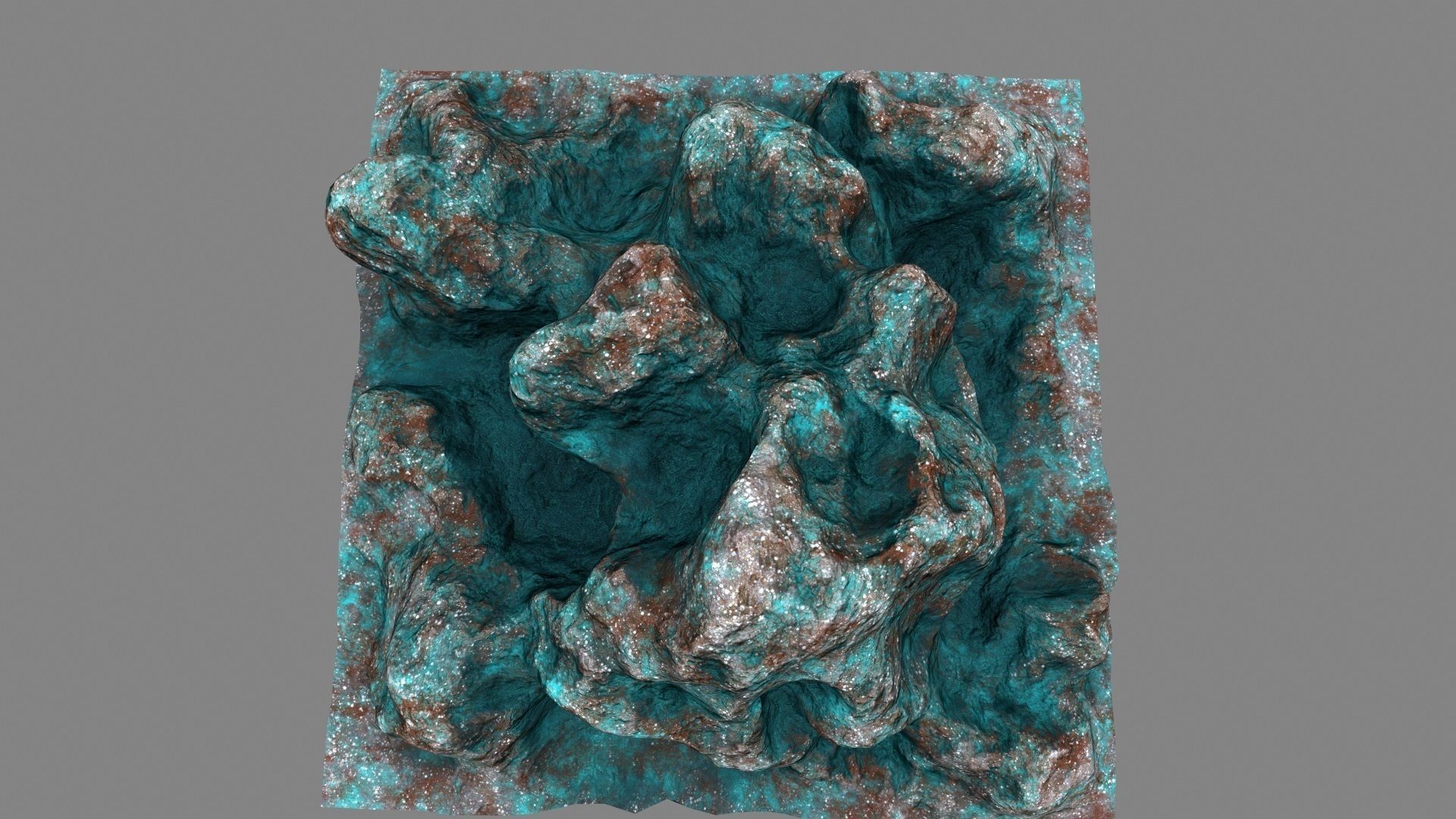 Rocks rock Low-poly 3D model_10