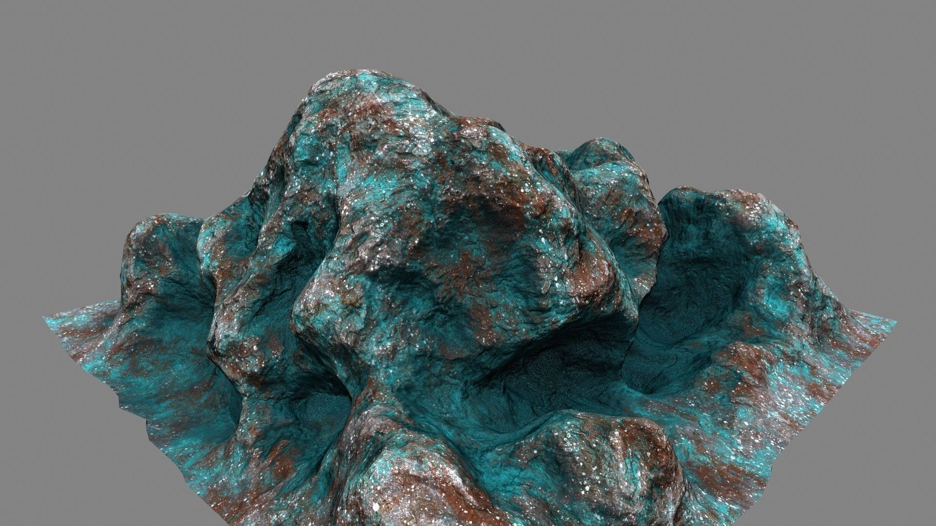 Rocks rock Low-poly 3D model_9