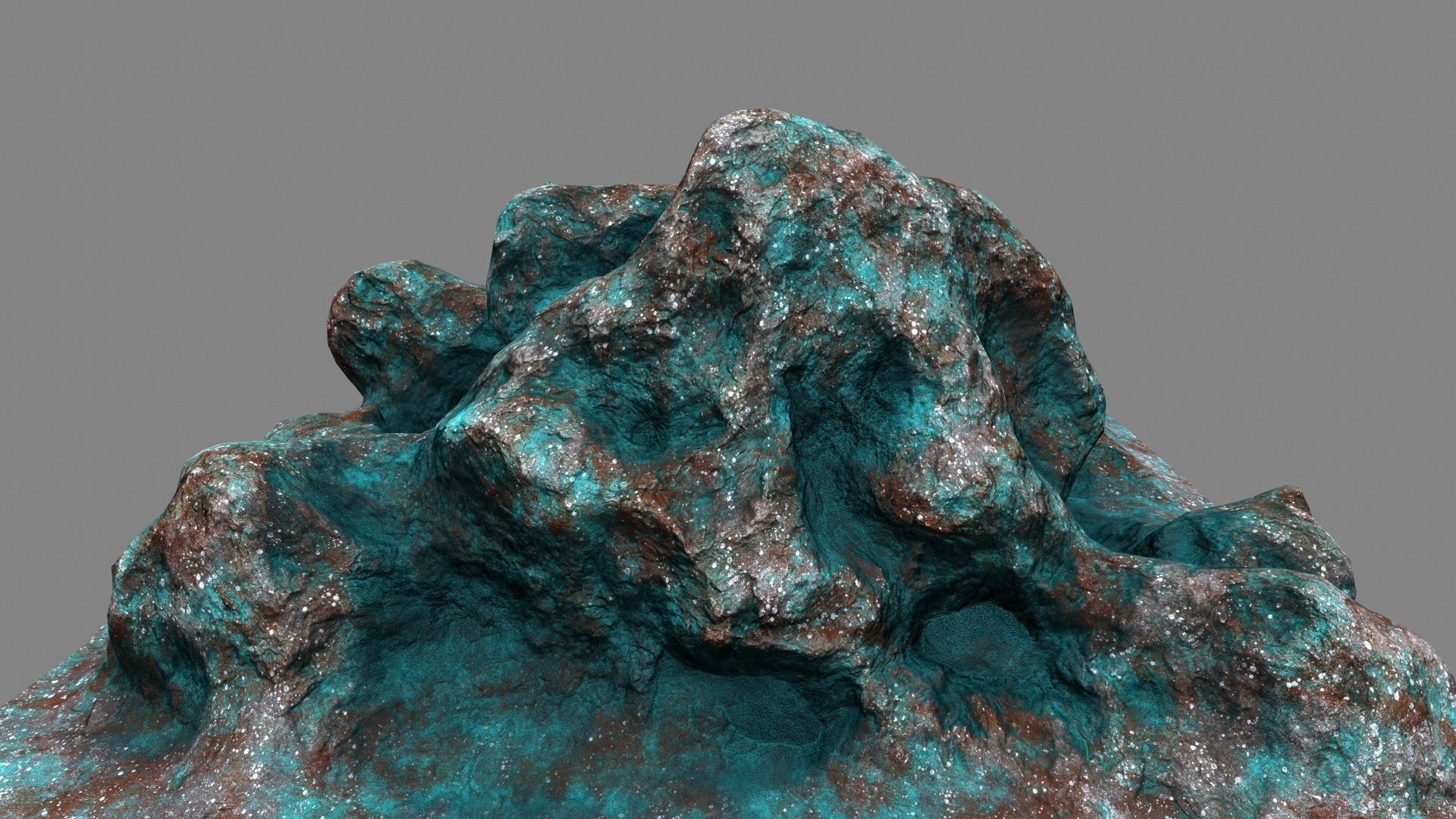 Rocks rock Low-poly 3D model_8