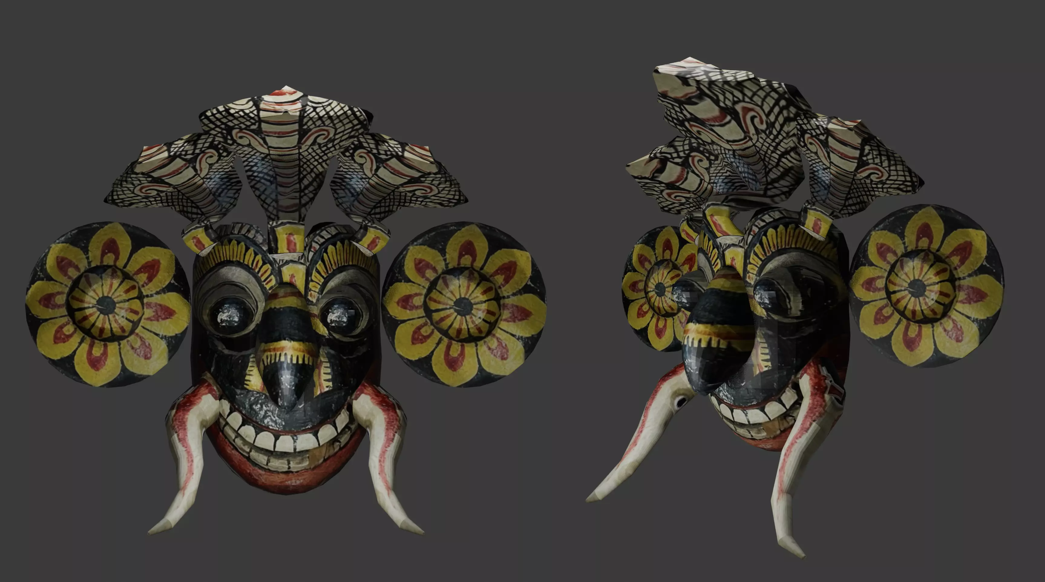 Daha Ata Sanniya 18 Sanni mask 3D model
