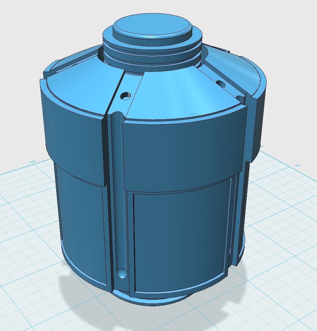 Grenade prop for Dum Dum Dugan Costume Cosplay Captain America 3D print model_1