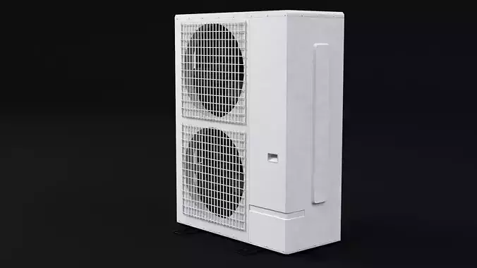 Air Heat Pump 3D model 4