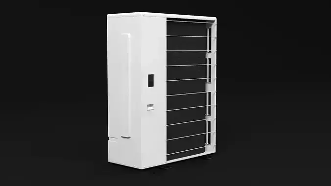 Air Heat Pump 3D model 7