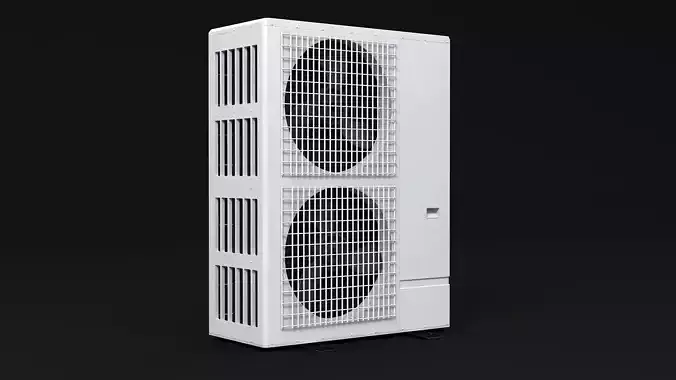 Air Heat Pump 3D model 2