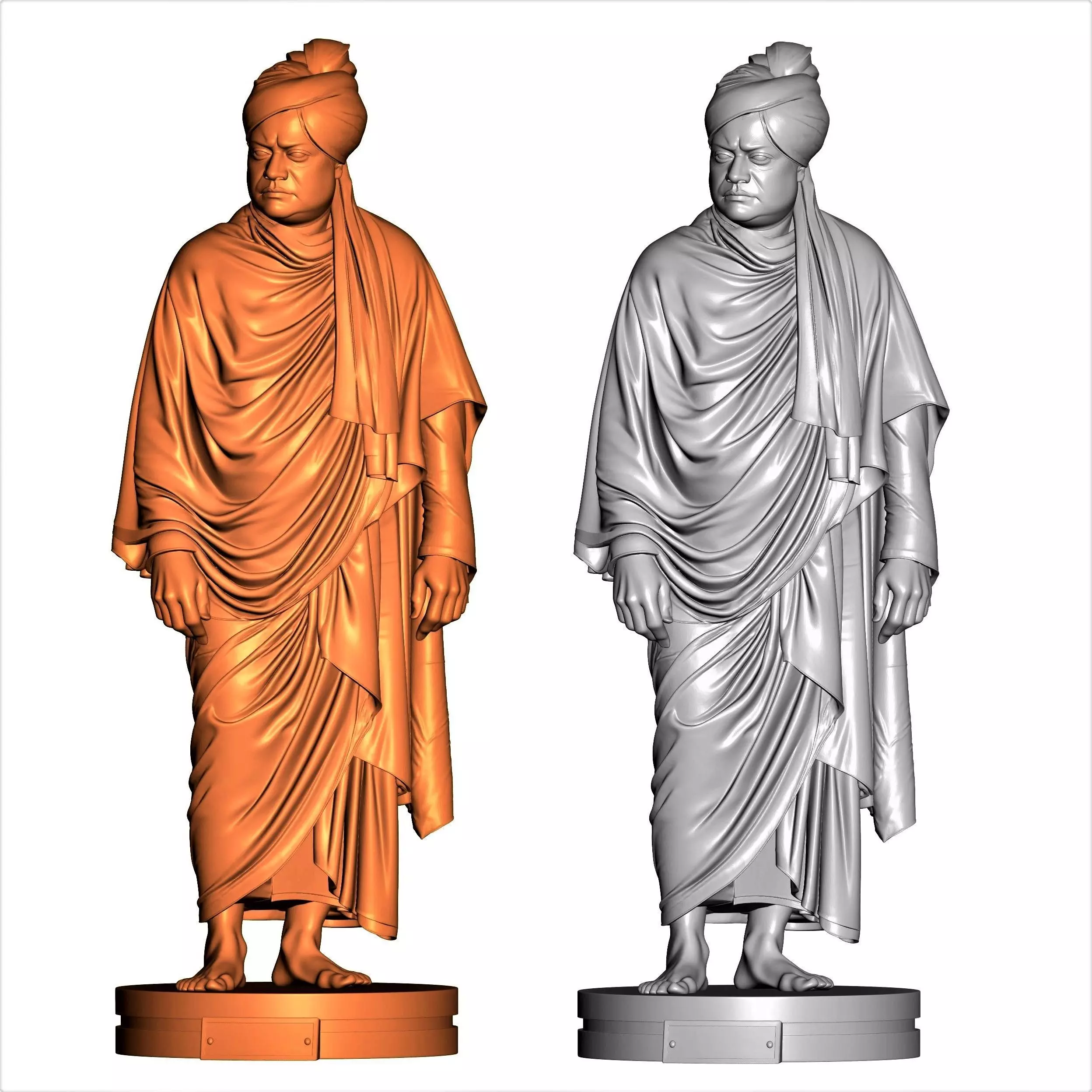Swami Vivekananda 3D print model