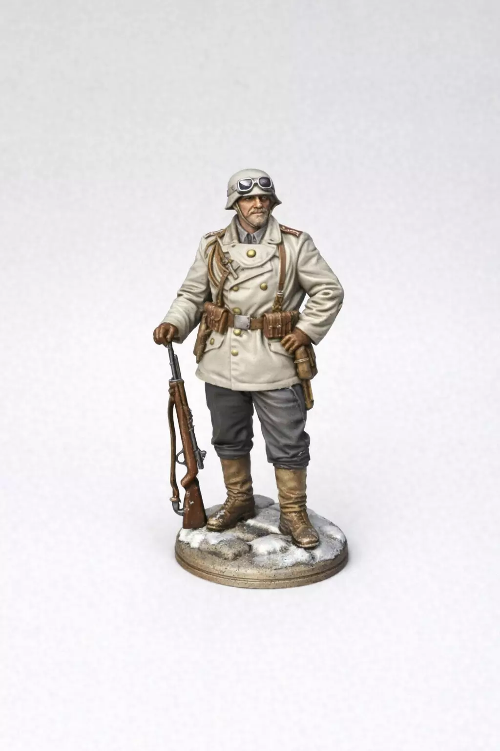 German WWII Winter Soldier STL Figure 3D print model