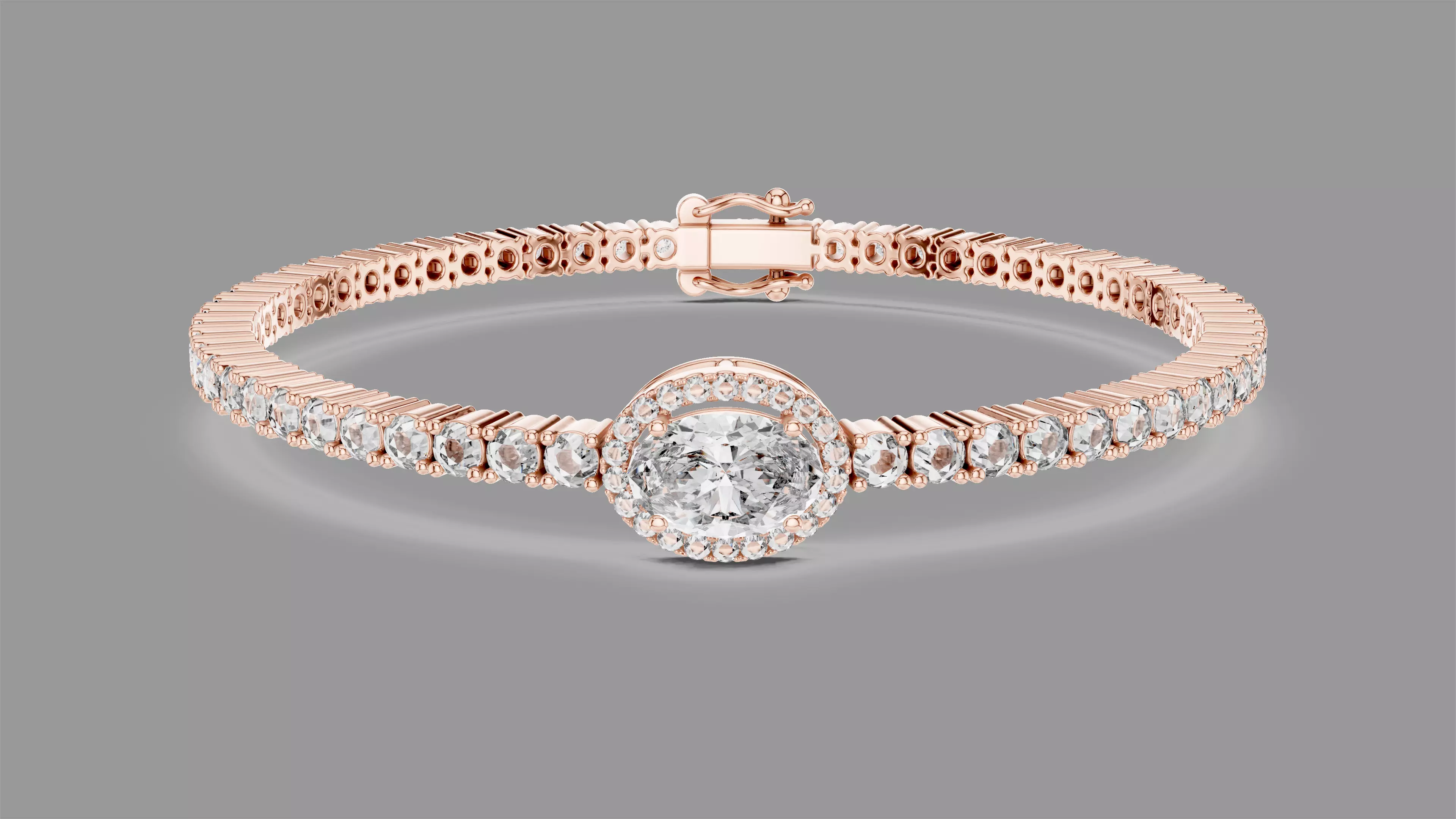 Diamond Bracelet 3D print model