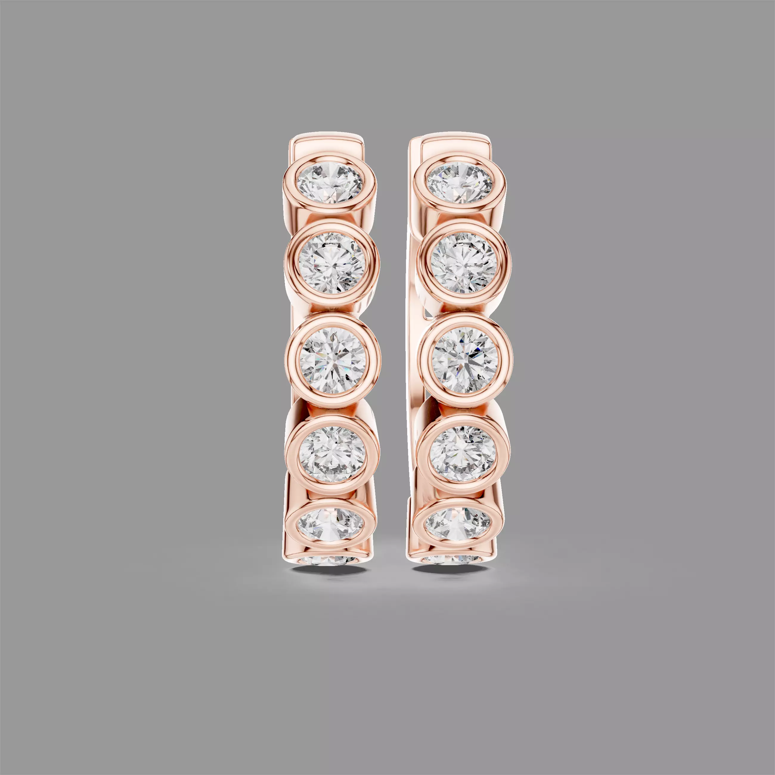 Diamond Earrings 3D print model