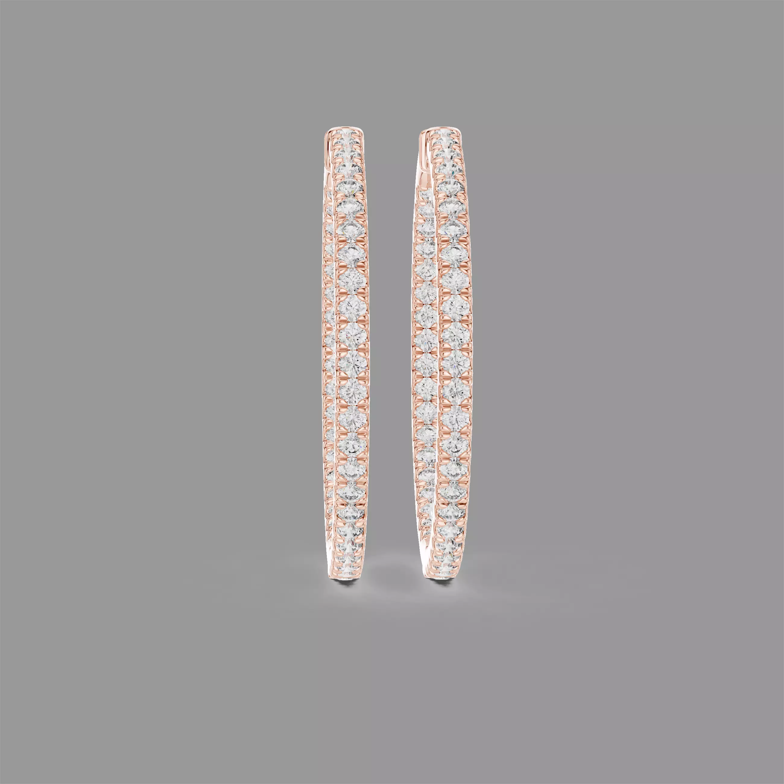 Diamond Earrings 3D print model
