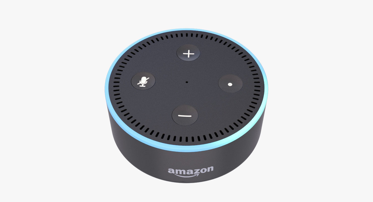Amazon Echo Dot 3D model_1