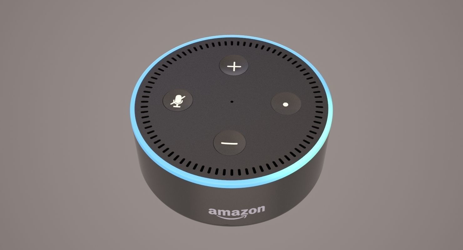 Amazon Echo Dot 3D model_6