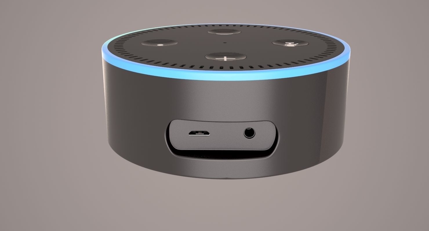 Amazon Echo Dot 3D model_10