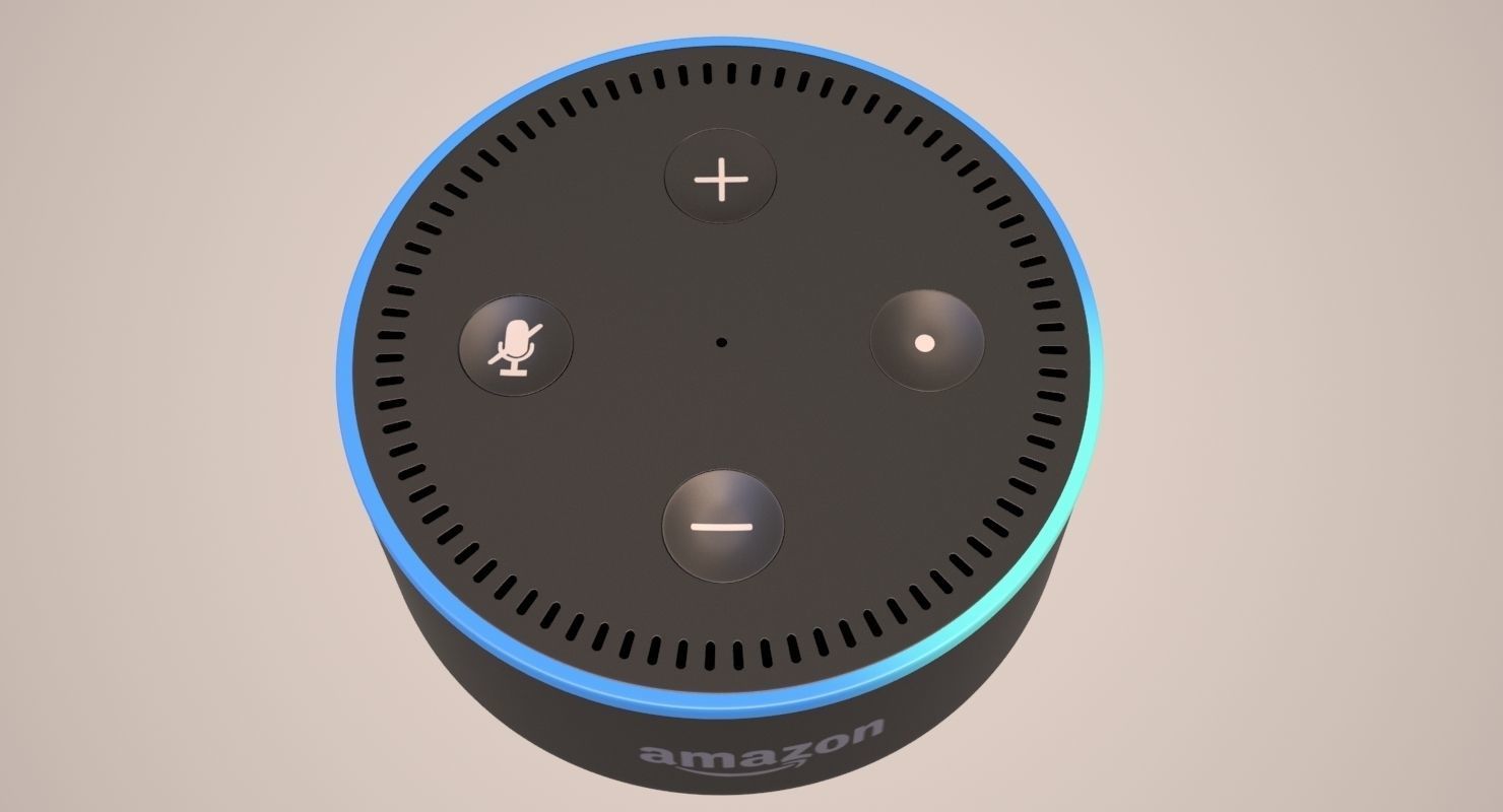 Amazon Echo Dot 3D model_7