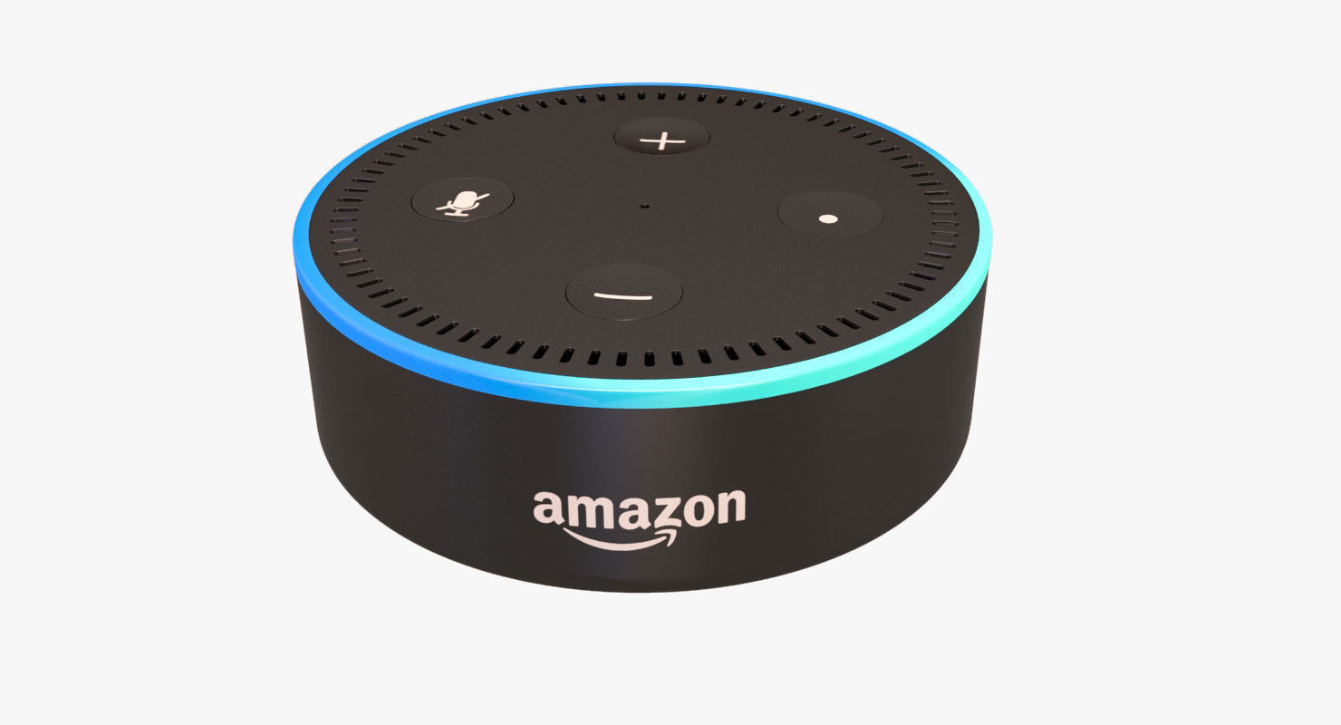 Amazon Echo Dot 3D model_2