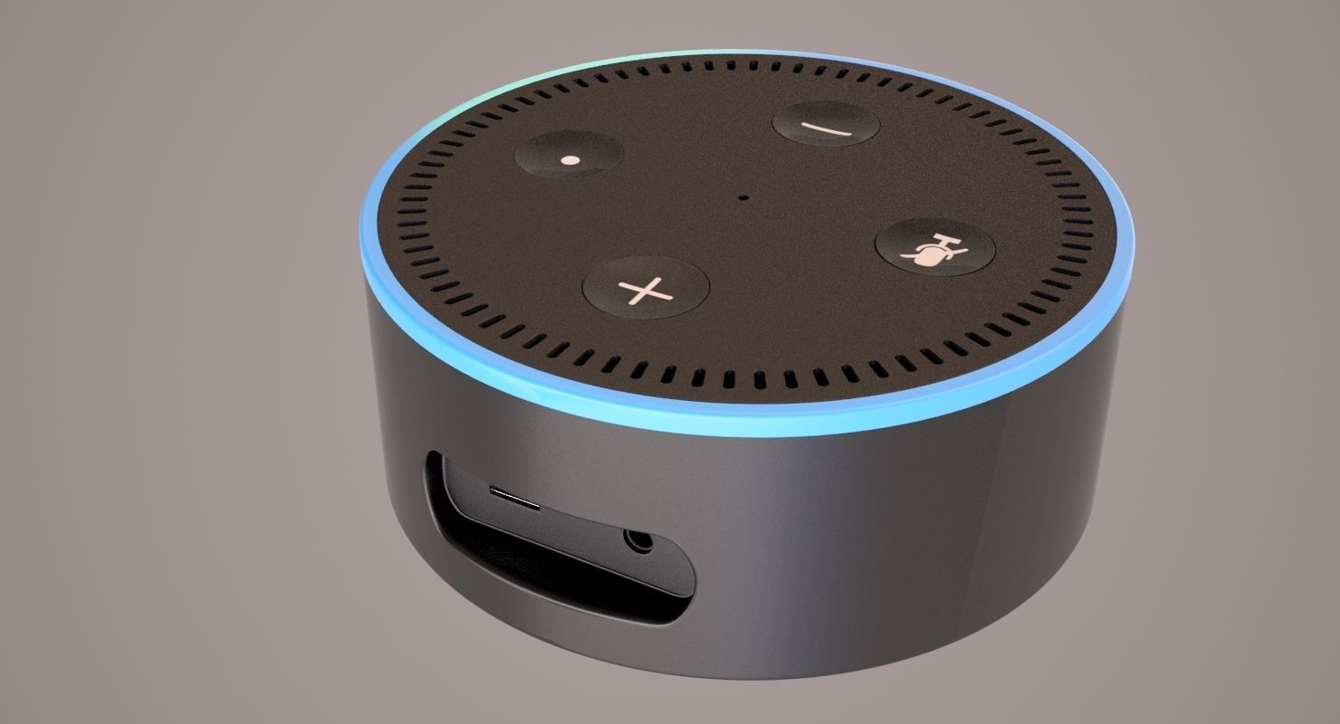 Amazon Echo Dot 3D model_12