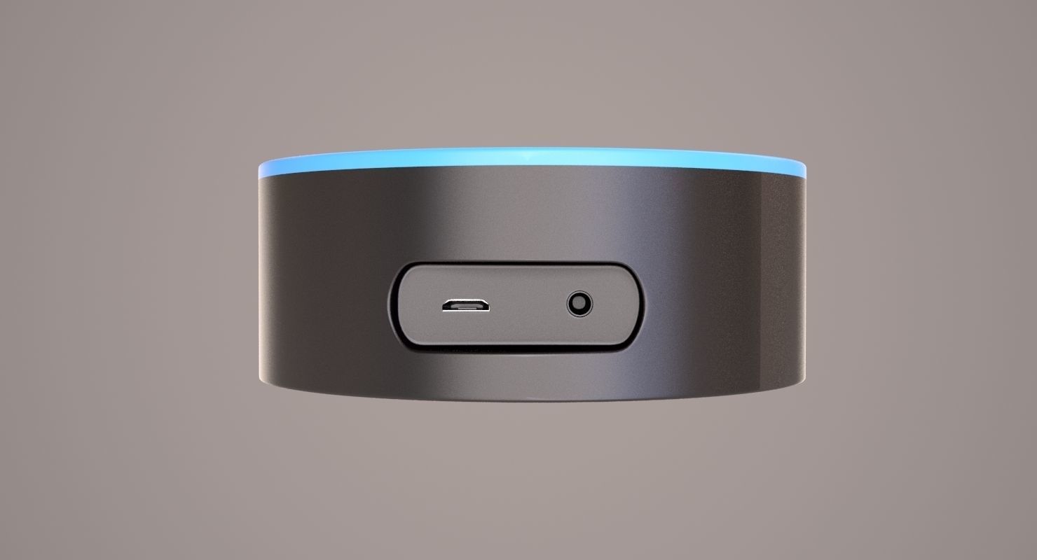 Amazon Echo Dot 3D model_11