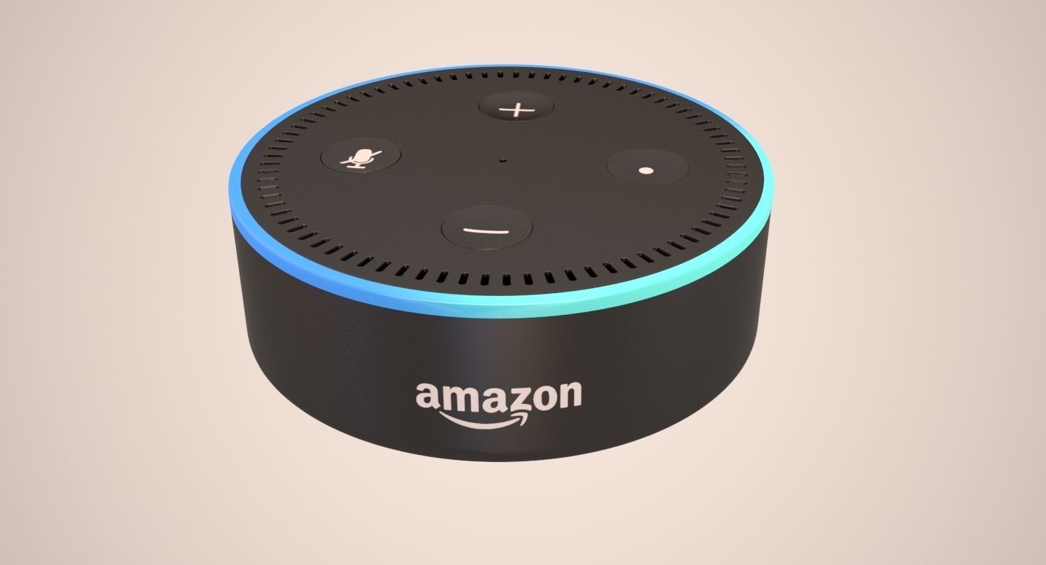 Amazon Echo Dot 3D model_4