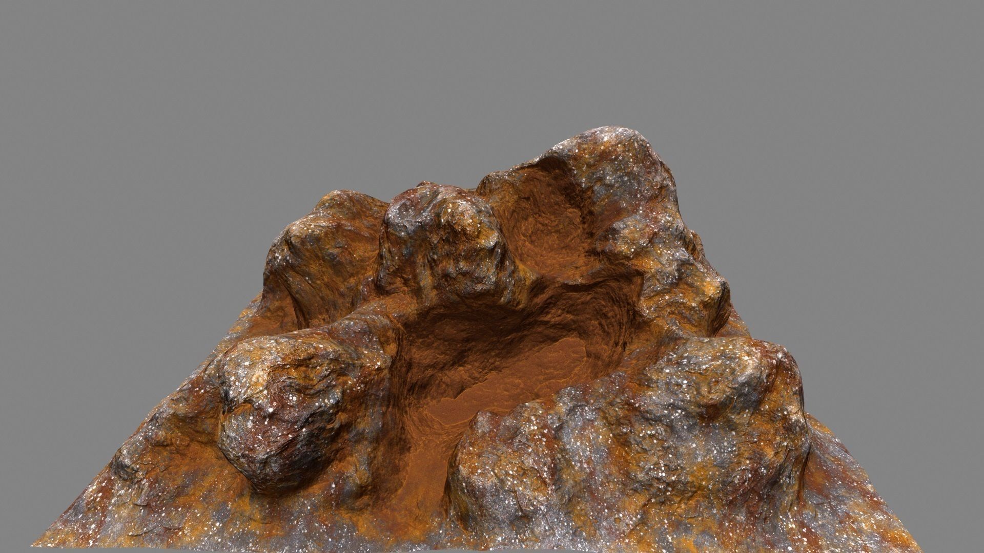 Rocks piece of rock Low-poly 3D model_13