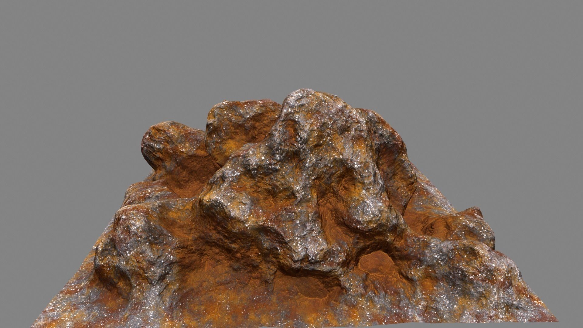 Rocks piece of rock Low-poly 3D model_11