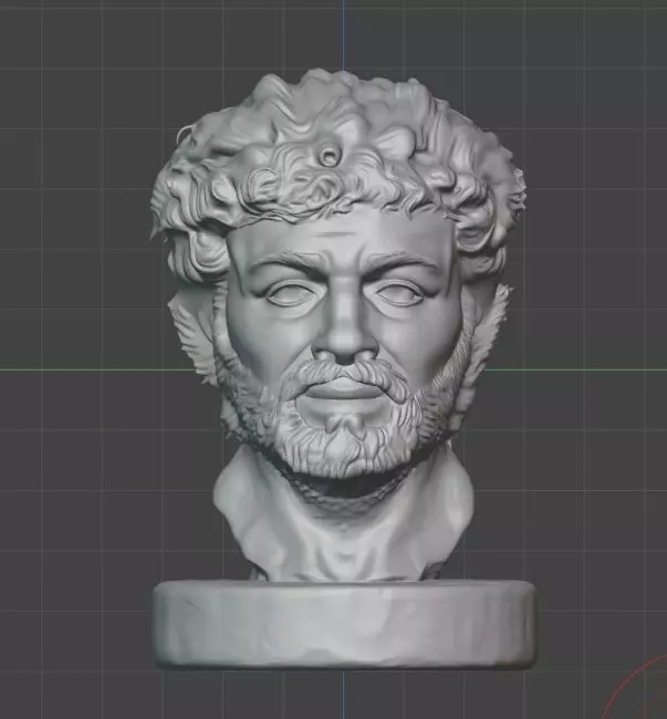 The true face of Jesus Christ - 3D model Free 3D print model