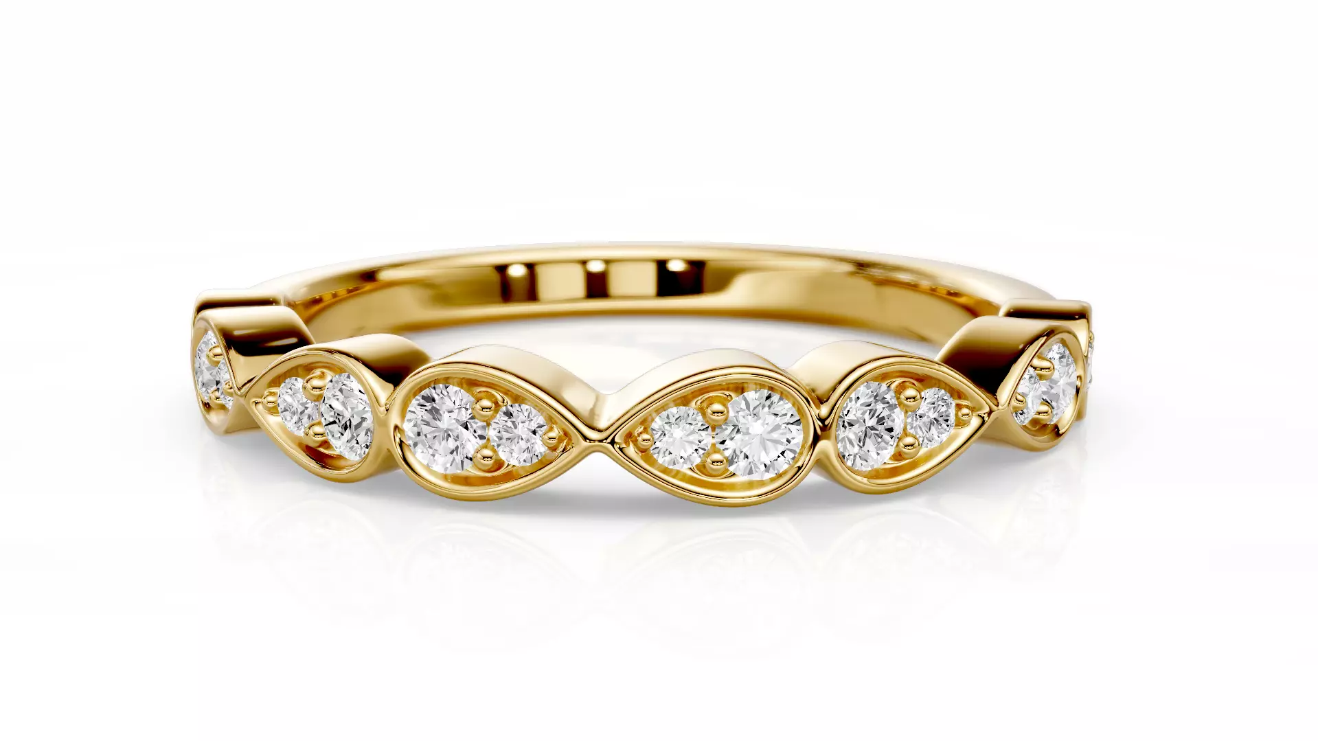 Wedding Bands Unity 012 3D print model