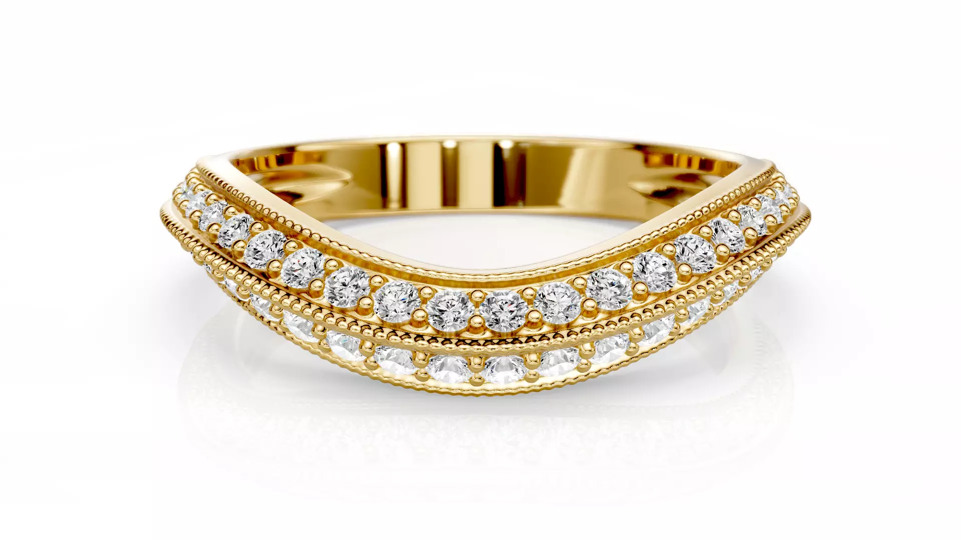 Wedding Bands Unity 017 3D print model
