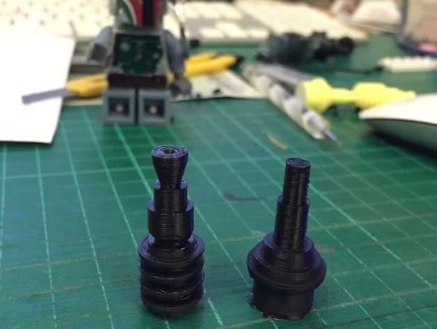 Threepio C3PO Head Antenna Free 3D print model_0