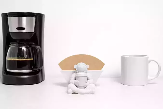 Coffee Filter Holder inspired by Astronaut