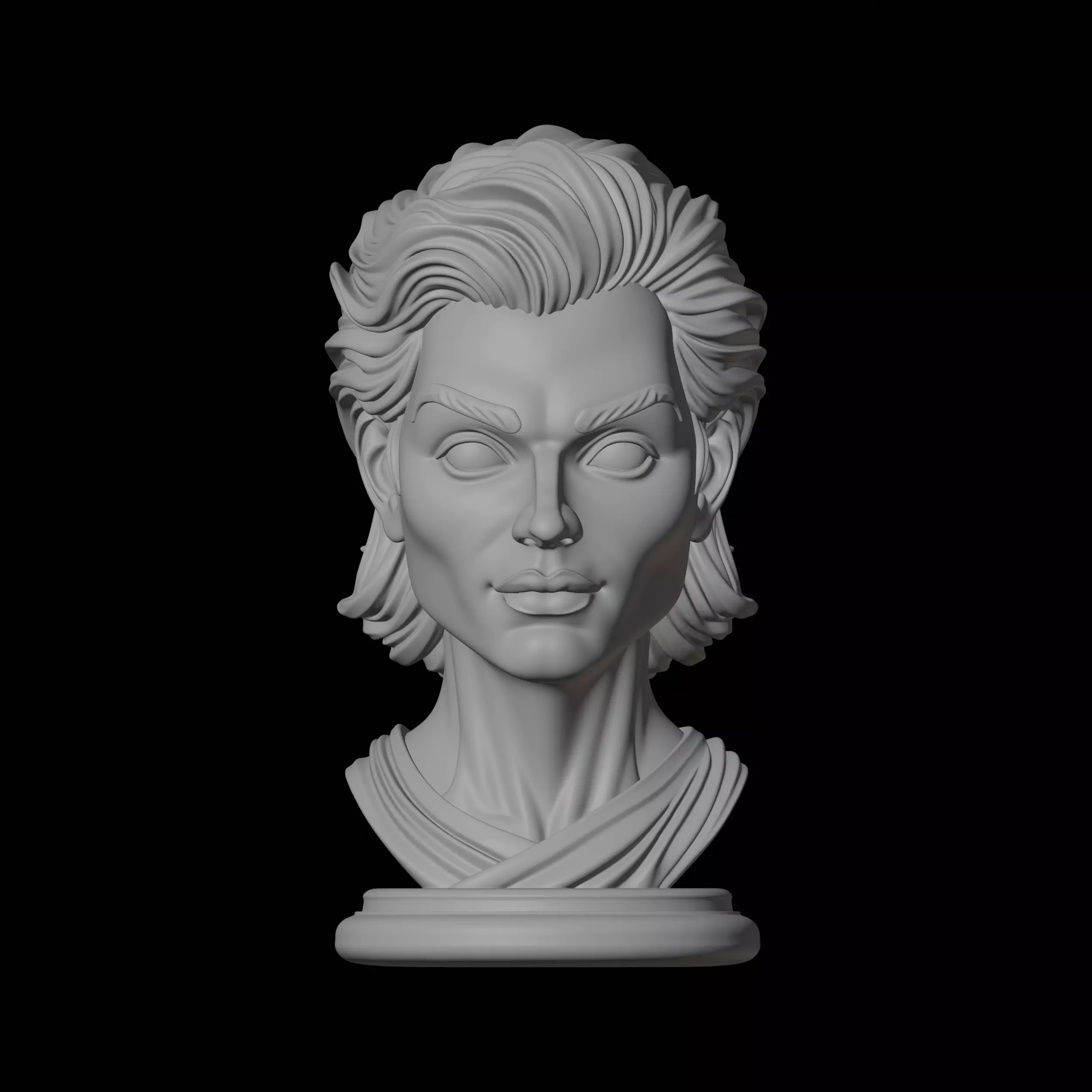 Solar Guardian Statue Bust 3D print model