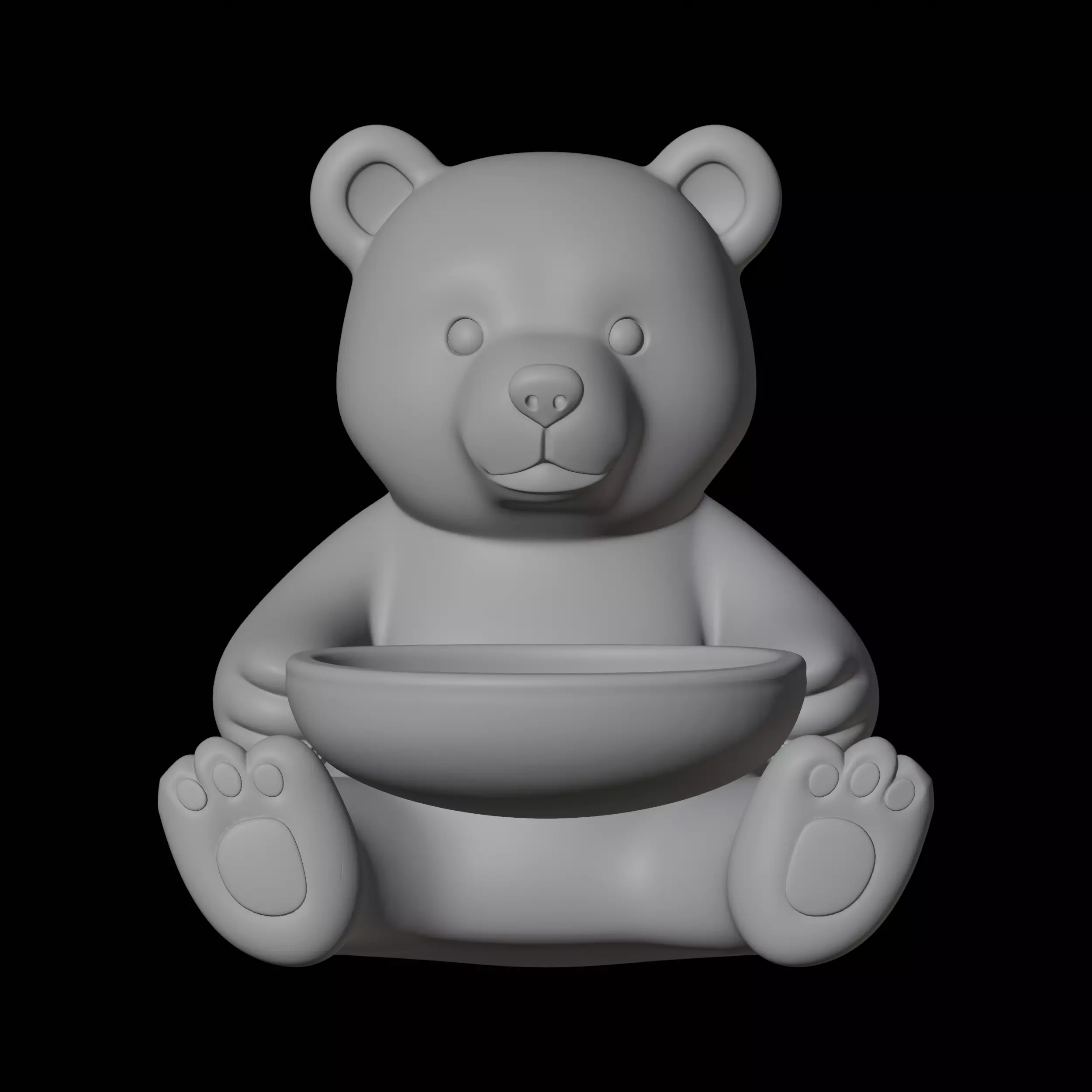 Bear Tray Organizer 3D print model