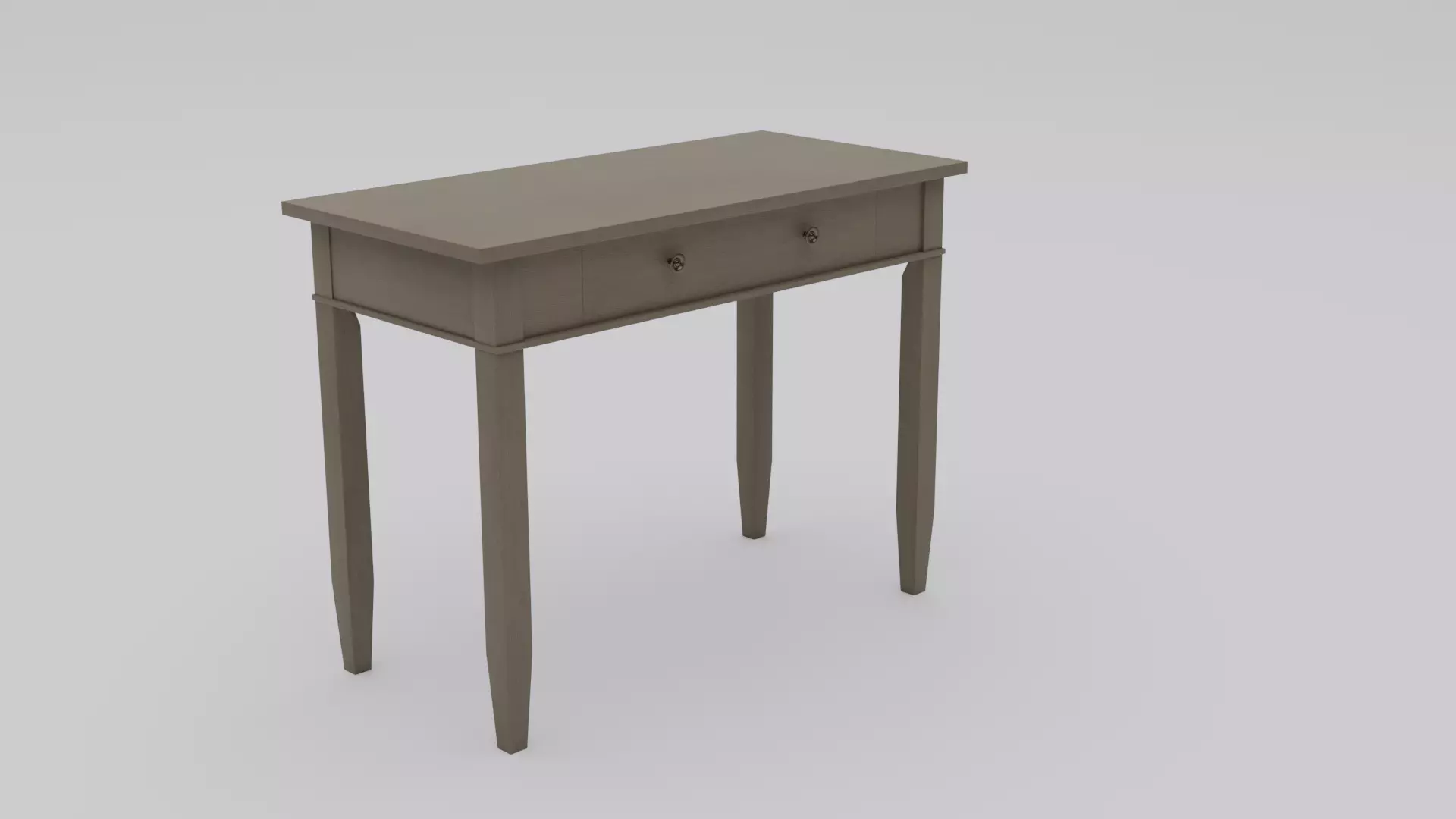 Wooden Table Low-poly 3D model