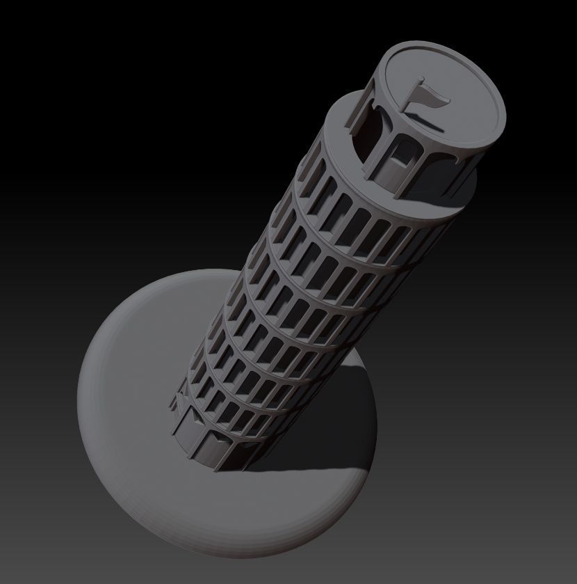 Torre di Pisa Low-poly 3D model_1