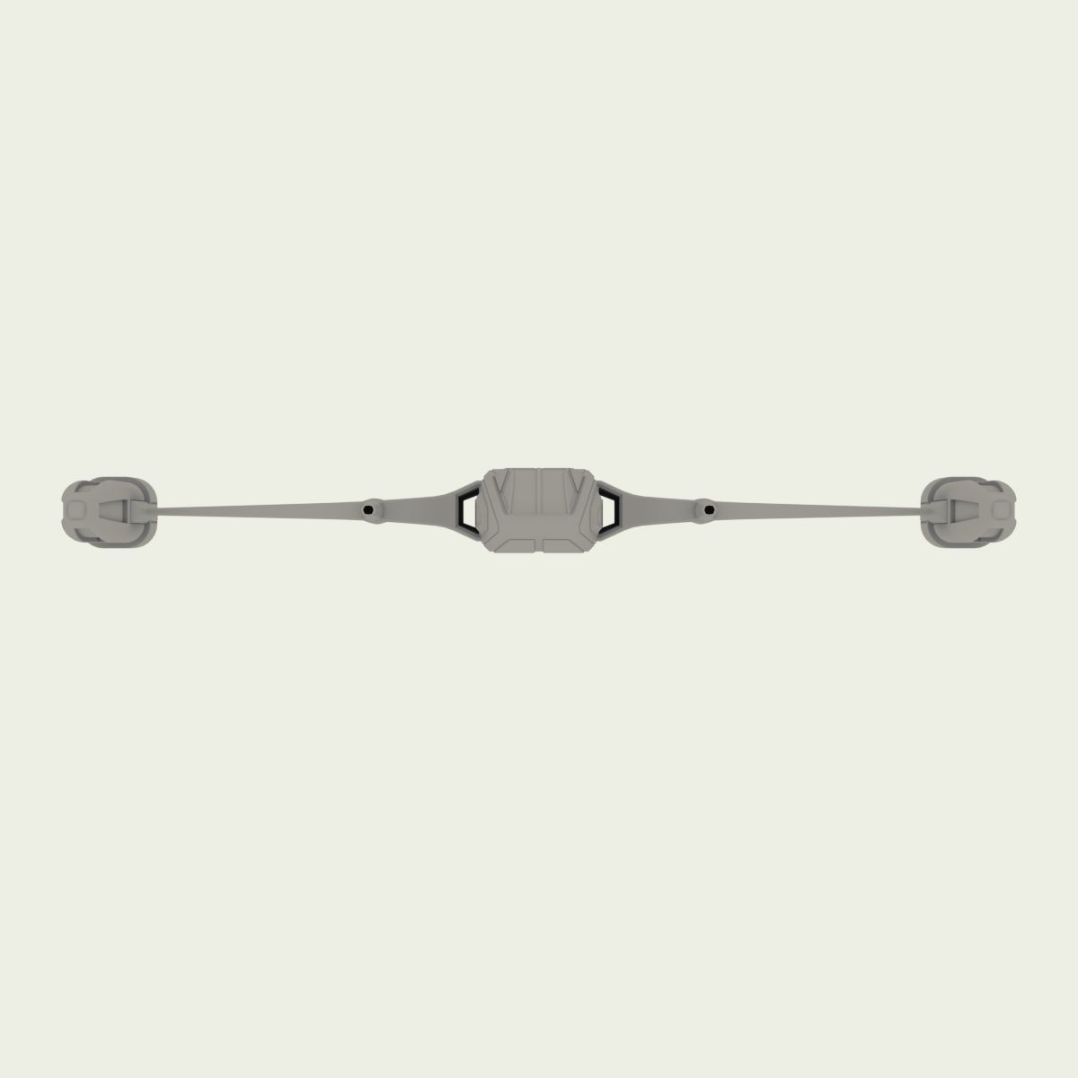 Starfighter old star wars fighter Low-poly 3D model_9