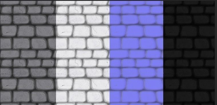 Stone pavement low poly Low-poly 3D model_2